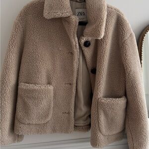 Zara teddy jacket
